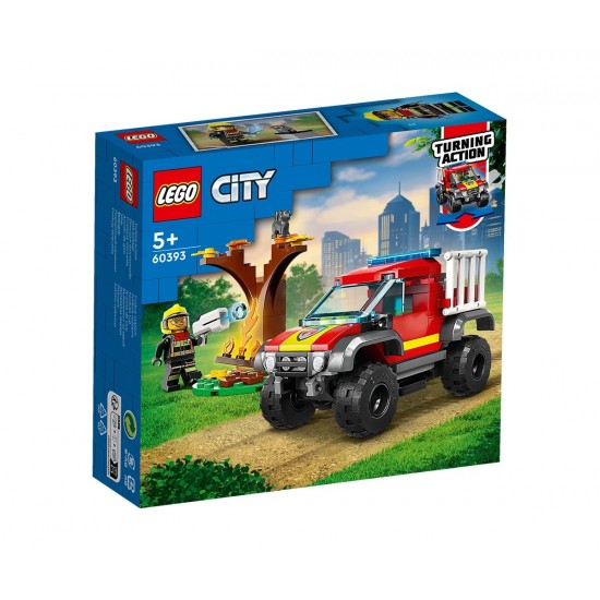 LEGO® City Fire 60393 - Пожарникарски камион 4х4