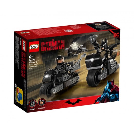 LEGO® DC Comics Batman 76179 - Преследване с мотоциклети – Batman™ и Selina Kyle™