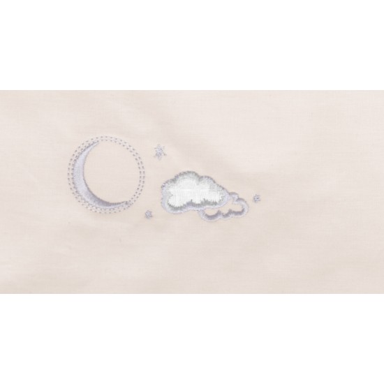 Кош за памперси с връзки Dream Big Beige