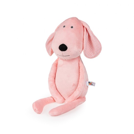 Мека играчка За Гушкане Dog 58cm розов 81989