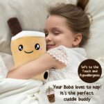 Плюшена играчка - Bubble Tea Cup, кафява - Снимка 1