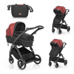 ДЕТСКА КОЛИЧКА ADRIA BLACK&RED