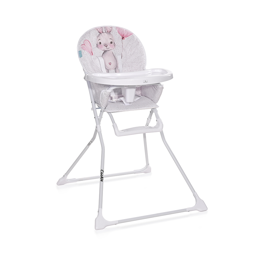 10100242314_1 СТОЛ ЗА ХРАНЕНЕ COOKIE NOBLE GREY&PINK RABBIT - Image 1