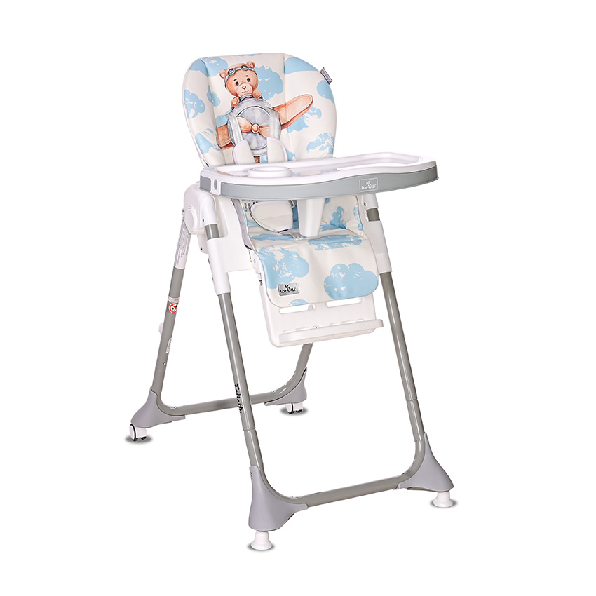 10100422311_1 СТОЛ ЗА ХРАНЕНЕ FELICITA BABY BLUE PILOT ЕКО КОЖА - Image 1