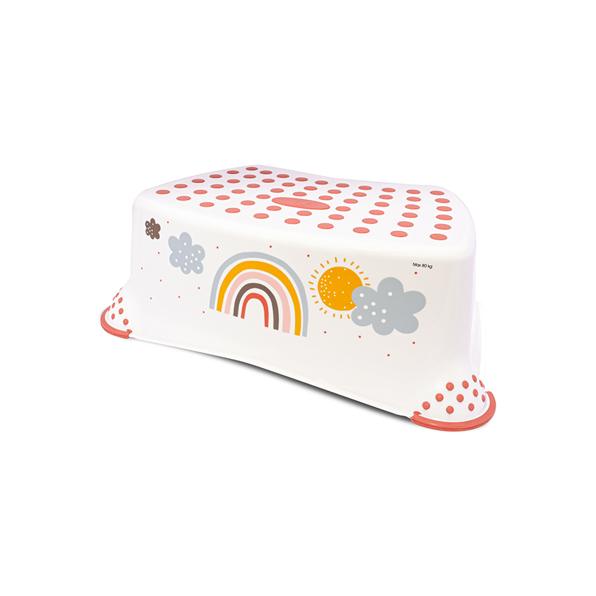 10130380093-1 СТЪПАЛО ЗА БАНЯ RAINBOW WHITE NEW - Image 1