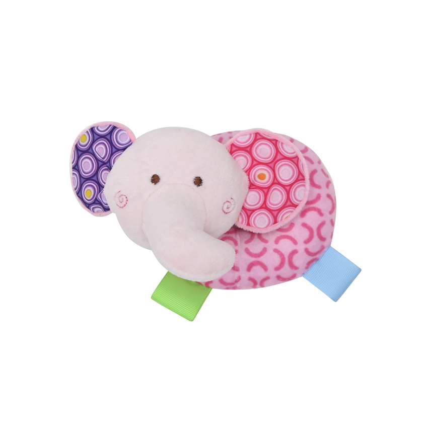 10191340005 ДРЪНКАЛКА DONUT LORELLI TOYS СЛОНЧЕ РОЗОВО - Image 1
