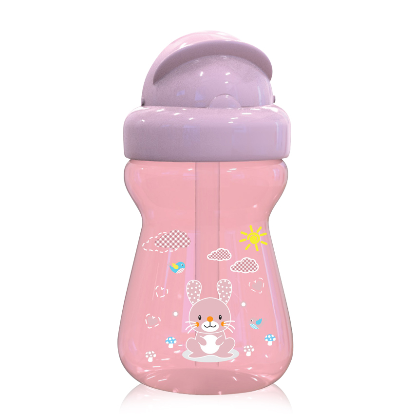 10200740002 МИНИ СПОРТНА БУТИЛКА ANIMALS 200 ML BLUSH PINK - Image 1