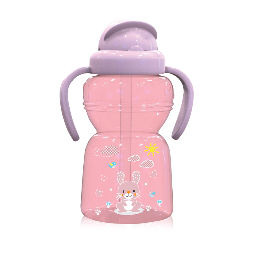 10200770002 СПОРТНА БУТИЛКА С ДРЪЖКИ 325 ML BLUSH PINK - Image 1