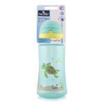 СПОРТНА БУТИЛКА СЪС СЛАМКА 330МЛ ЗЕЛЕНА - Image 3