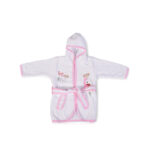 Детски халат за баня Hug me розов