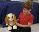 Плюшена играчка - Кученце Hugzzz с музика и светлини, 30 см - Снимка 3