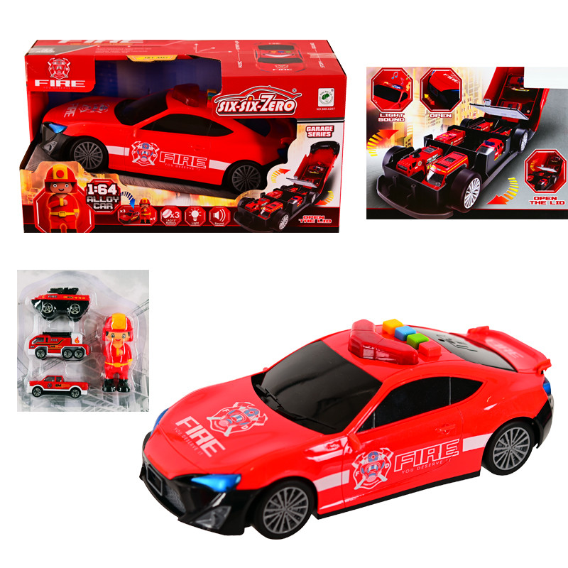 1b32814bc99a9901c99b9c2fcc6d1bd7 Пожарникарска кола - Контейнер 1:64 с колички - Image 1