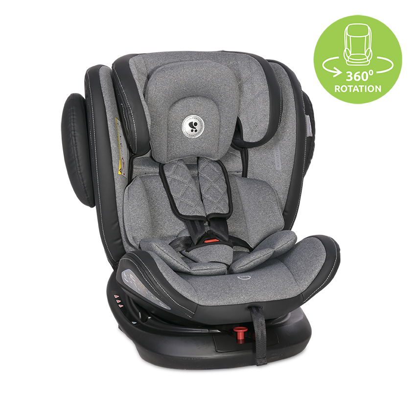 1c74dc525fe6873a2186d4ad0fa94792 СТОЛ ЗА КОЛА AVIATOR ISOFIX 0-36 BLACK&LIGHT GREY - Image 1