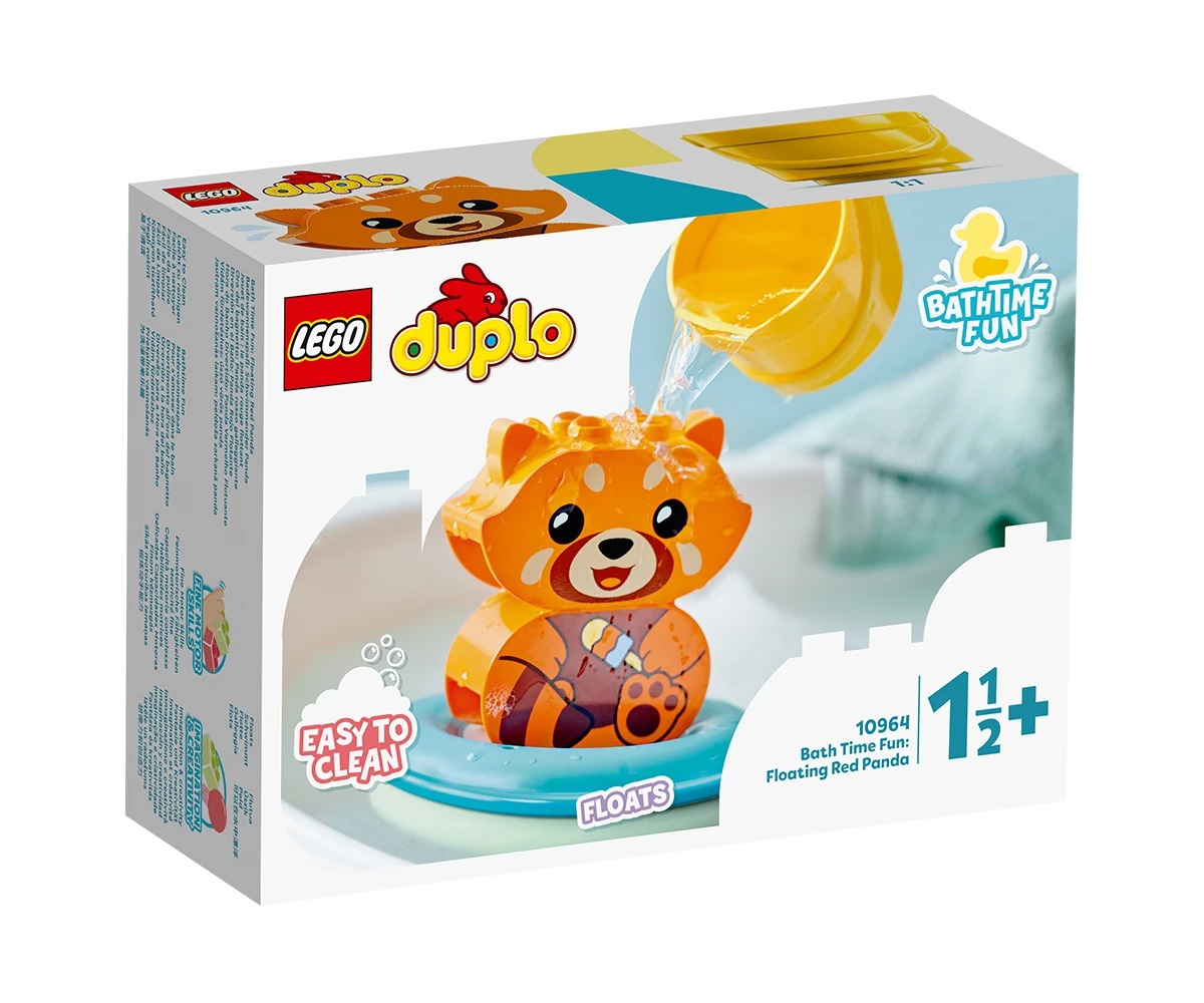 232c6e4542e99cba939665a293a0ee98 LEGO® DUPLO® My First 10964 - Забавления в банята: плаваща червена панда - Image 1