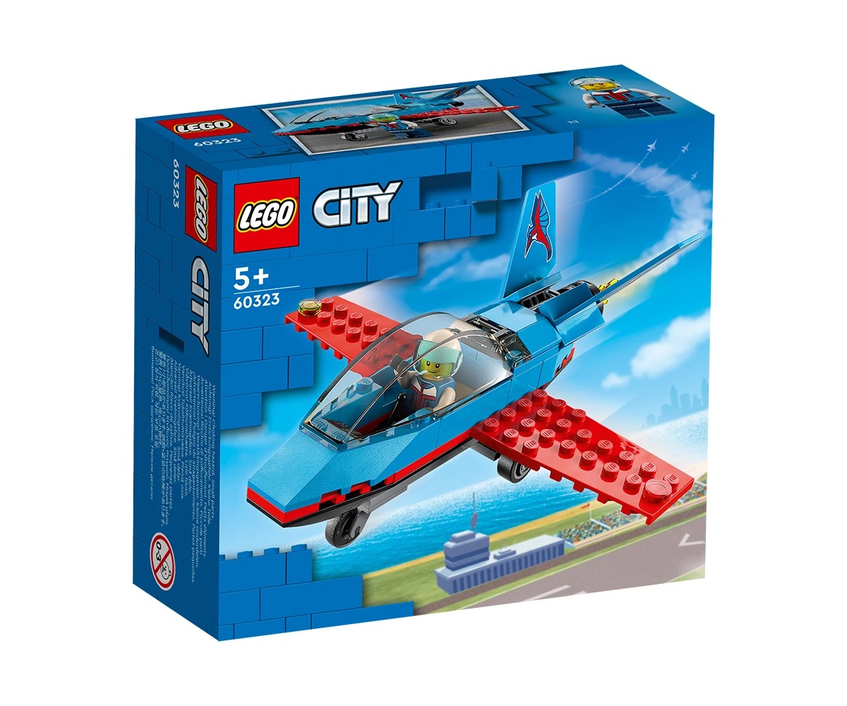 269b228e03ec62788fe61d4e43c5509a LEGO® City Great Vehicles 60323 - Каскадьорски самолет - Image 1