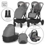 ДЕТСКА КОЛИЧКА ARIA  2 в1 GREY