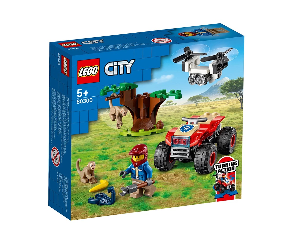 3372d8130e8dea29c3a9e54b0e0016b1 LEGO® City Wildlife 60300 - Спасително АТВ - Image 1