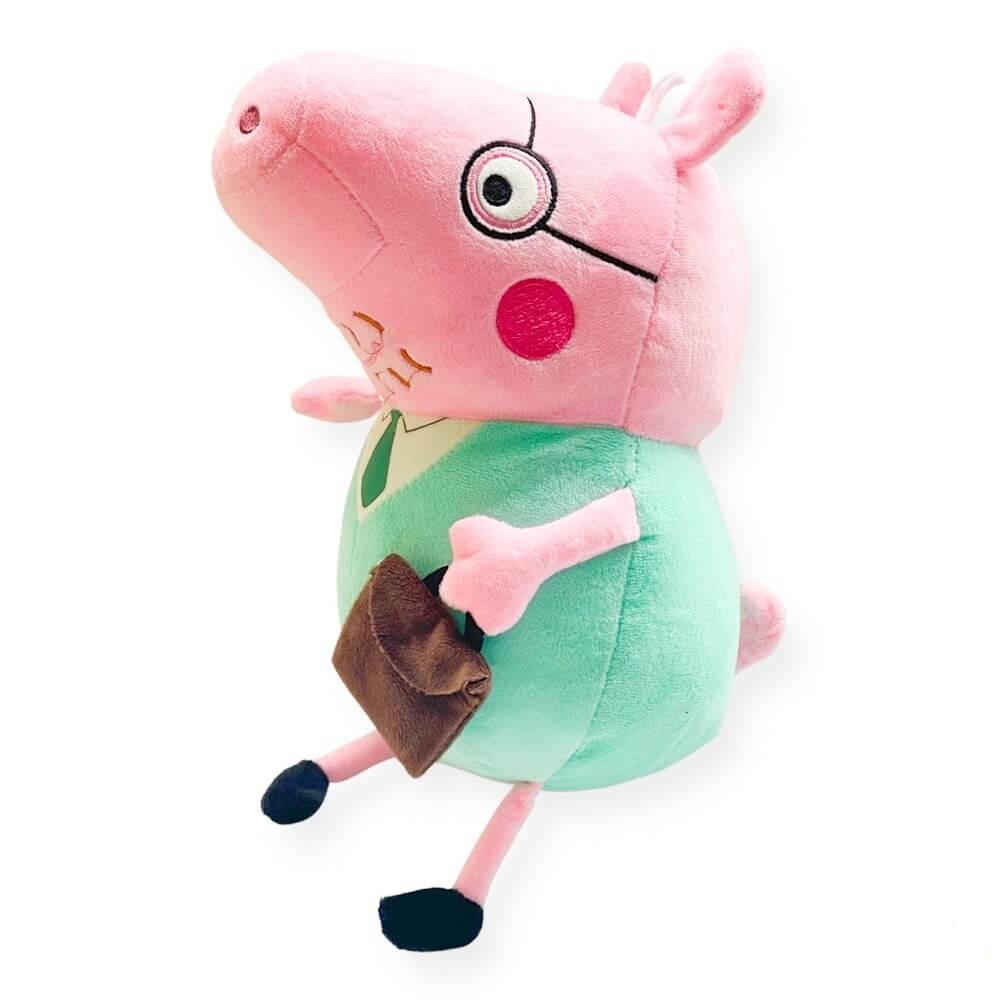 36ed0432c2c17a1915f54da1fd3bb512 Плюшена играчка Татко Праско - Peppa Pig, 25 см - Image 1