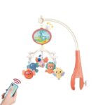 Музикална въртележка за легло и кошара със светлини и дистанционно - Image 3