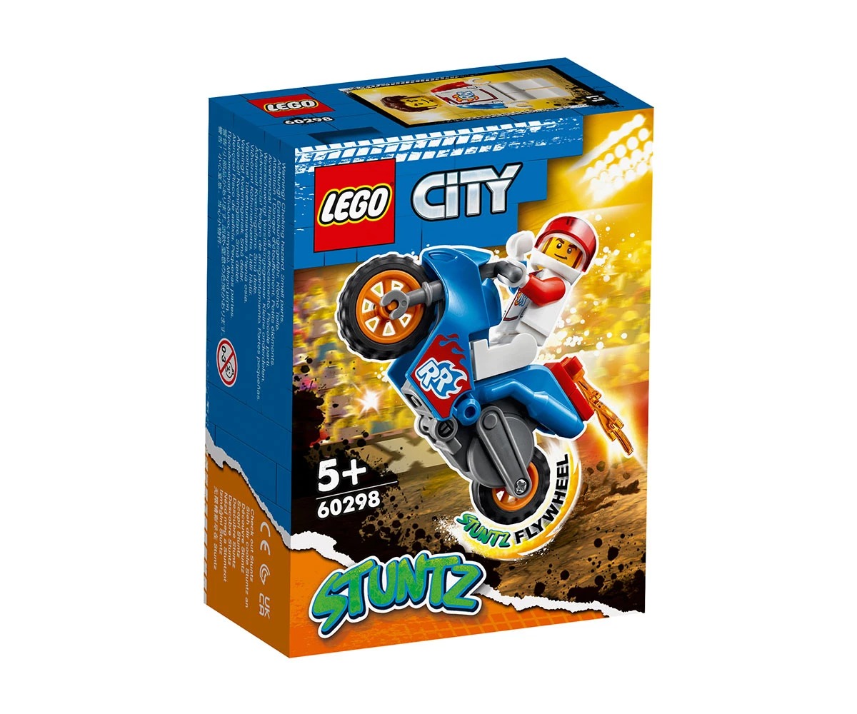 3c9fb169e51a05f315de81dbac97508a LEGO® City Stunt 60298 - Каскадьорски мотоциклет ракета - Image 1