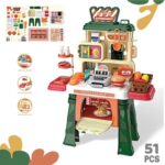 Щанд с касов апарат, продукти и аксесоари /51 елемента/ - Снимка 1