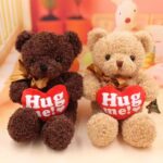 Плюшено мече в кафяво Hug me - Снимка 1