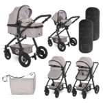 ДЕТСКА КОЛИЧКА ALEXA SET OPALINE GREY ELEPHANTS
