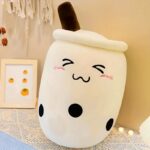 Плюшена играчка - Bubble Tea Cup, бежова - Снимка 1
