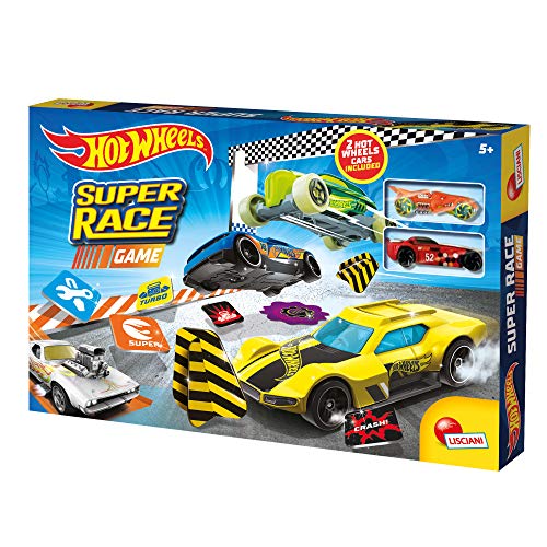 51VNlBCn6uL._UL_1000_ Писта за игра с две колички Hot Wheels Super Race Game - Image 1