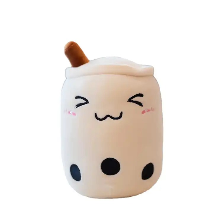 56868776cf56fb657f3550c3e99c96a2 Плюшена играчка - Bubble Tea Cup, бежова - Image 1