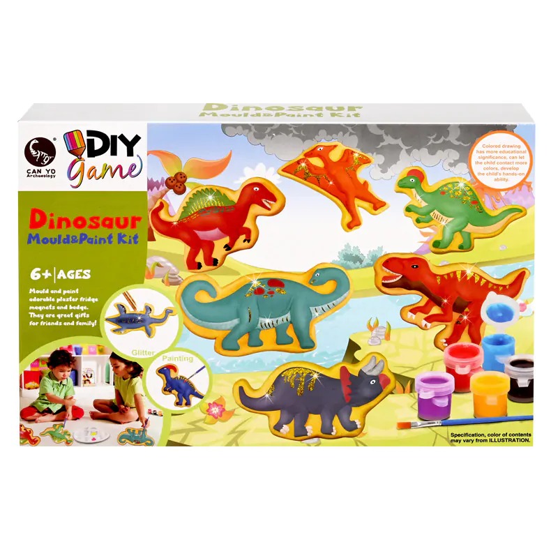 57845b8c97e9e57a15d5e7872ce44047 Направи си сам 3D фигурка с магнит - Динозаври - Image 1