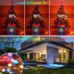 Многоцветни LED лампички с Bluetooth връзка и USB - Снимка 2