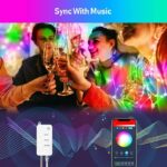 Многоцветни LED лампички с Bluetooth връзка и USB - Снимка 3