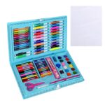 Комплект за рисуване и оцветяване /110 части/, син - Image 2