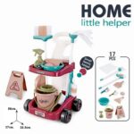 Количка със принадлежности за почистване /17 елемента/ - Image 2