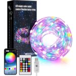 Многоцветни LED лампички с Bluetooth връзка и USB - Снимка