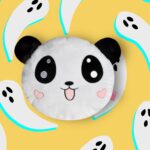 Плюшена възглавничка панда със сърчица - Image 3