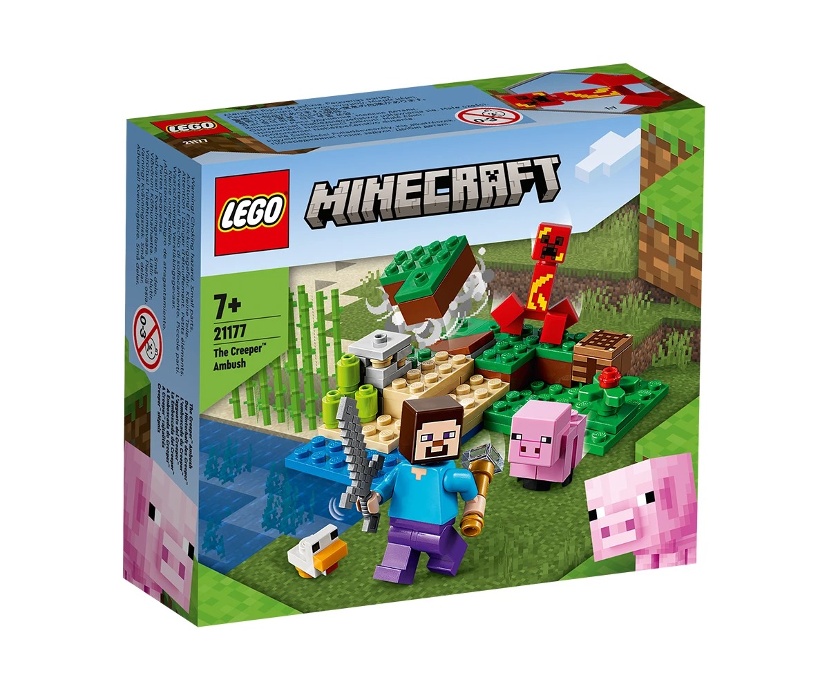 86e1498af2e522a993dc36a54820bab7 LEGO® Minecraft™ 21177 - Засада на Creeper™ - Image 1