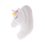 Плюшена възглавничка еднорог в бяло