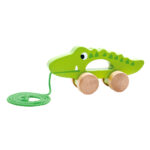 Дървена играчка за дърпане Crocodile TKC265 - Снимка