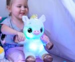 Плюшена играчка - Еднорог Hugzzz с музика и светлини, 30 см - Снимка 1