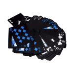 Луксозни черни водоустойчиви PVC карти в метална кутия - Image 2