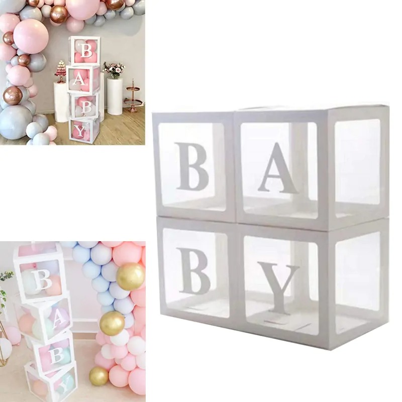 a7f2ab5b7b83e30ceaff49478e51e1d8 Комплект 4 кутии за балони - BABY /бял/ - Image 1