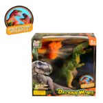 Динозавър с фигурка за пръсти