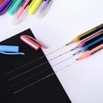 Цветни гел химикали с бляскави неонови цветове /12 броя - микс/ - Снимка 1