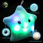 Плюшена звездичка с LED светлини в синьо - Снимка 3