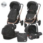 ДЕТСКА КОЛИЧКА RAMONA LUXE BLACK + ЧАНТА - Снимка