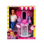 Кукла с фризьорски салон и аксесоари