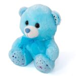 Плюшено мече, синьо