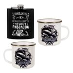 Подаръчен комплект - Рибар с метално канче и манерка - Image 2